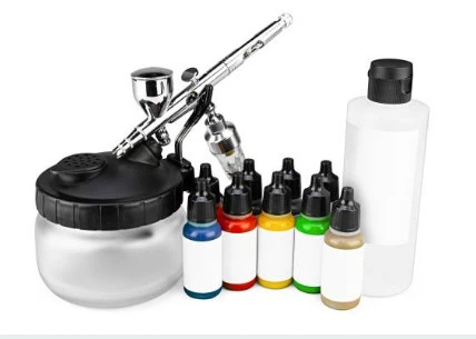 airbrush and paint